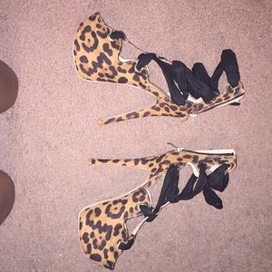Just fab animal print heels